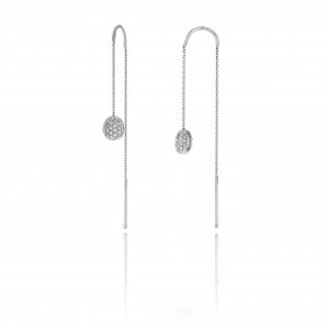 1O11443BB5000 White Gold and Diamond Chimento Earrings