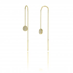 Chimento Yellow Gold and Diamond Earrings 1O11443BB1000