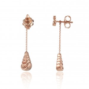Pink gold lace earrings 1O01520ZZ6000
