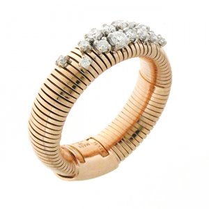 Anello Chimento oro bicolore e diamanti 1A02085B17140