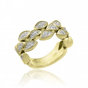 Anello Chimento oro giallo e diamanti 1A01600BB1140