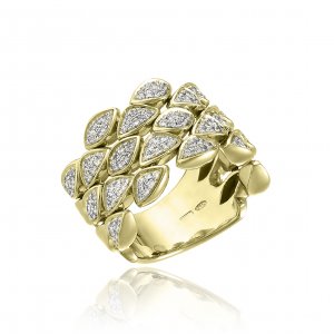 Ring Chimento yellow gold and diamonds 1A01601BB1140