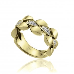 Ring Chimento yellow gold and diamonds 1A01600B21140