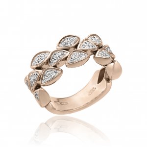 Rose Gold and Diamonds Chimento Ring 1A01600BB6140
