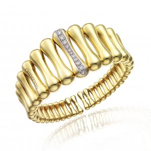 Bicolor gold and diamond Chimento bracelet 1B05895B12180