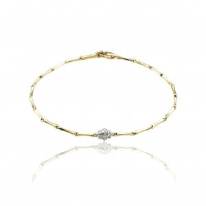 Bicolor gold and diamond Chimento bracelet 1B05356B12180
