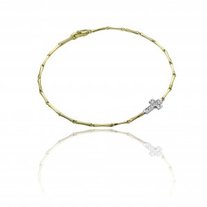 Bicolor gold and diamond Chimento bracelet 1B05395B12180