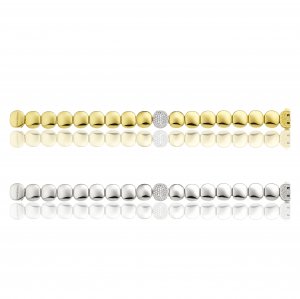 Bracciale Chimento oro bicolore e diamanti 1B04715B30180