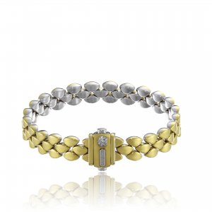 Bracciale Chimento oro bicolore e diamanti 1B01600ZB0180