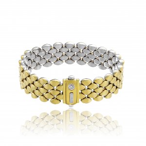 Bracciale Chimento oro bicolore e diamanti 1B01601ZB0180