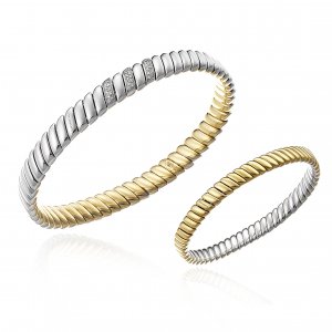 Bicolor gold and diamond Chimento bracelet 1B00965B1A180