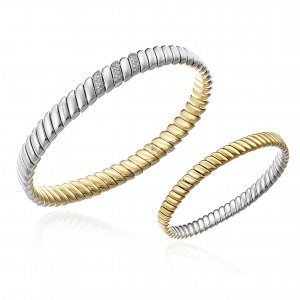 Bracciale Chimento oro bicolore e diamanti 1B00965B1A180