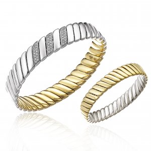 Bicolor gold and diamond Chimento bracelet 1B00966B1A180