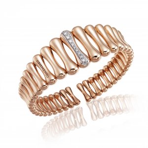 Bicolor gold and diamond Chimento bracelet 1B05894B1T180