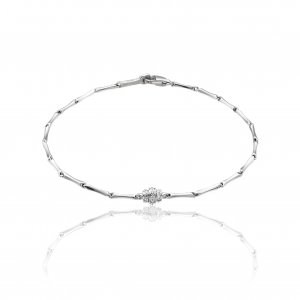 Gold and diamond lace bracelet 1B05356B15180
