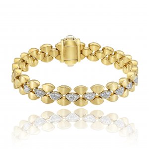 Gold and diamond bracelet 1B01600B11180