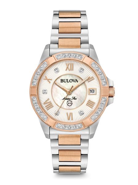 Bulova Women Marine Star Watch Diamond