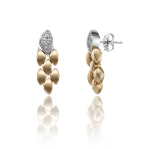 Orecchini Chimento oro bicolore e diamanti 1O01603B1T000