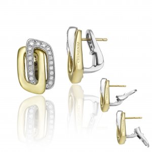 Orecchini Chimento oro e diamanti 1O01590BB100P