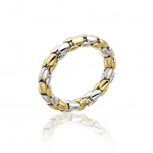 Two-tone gold lace ring 1A00952ZZ2140