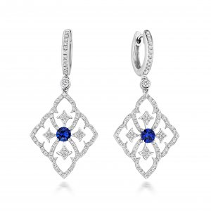 1O10010B15000 White Gold and Diamond Chimento Earrings