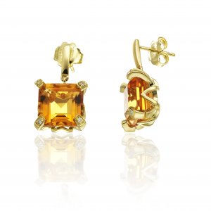 Orecchini Chimento oro bicolore e diamanti 1O01017B12000