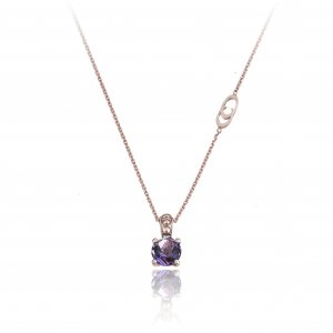 Chimento gold and amethyst chain pendant 1G01616W16450