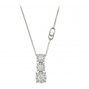 Chimento gold and diamond chain pendant 1GHI050BB5450