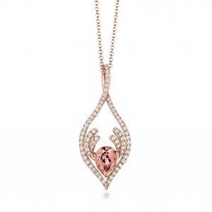 Chimento gold and diamond chain pendant 1G10012B16450