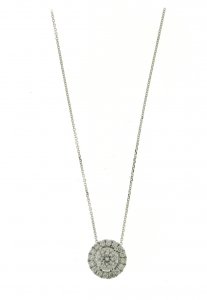 Chimento gold and diamond chain pendant 1GBJ030BB5450