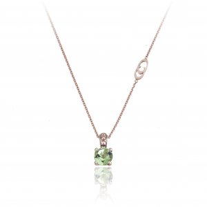 Pendant with Chimento gold chain and prasiolite 1G01616W76450