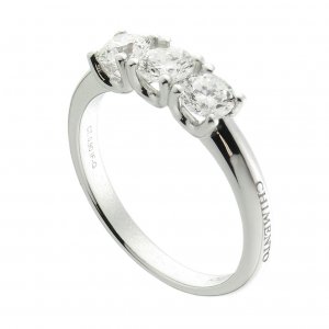 Anello Chimento oro bianco e diamanti 1AU60053G5140