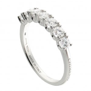 Anello Chimento oro bianco e diamanti 1AU80183G5140