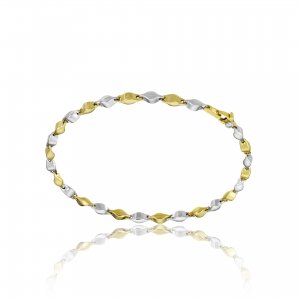 Bicolor gold and diamond Chimento bracelet 1B05313ZB2180