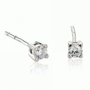 Gold and diamond lace earrings 1OEG0102G5000