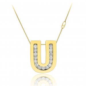 Chimento two-tone gold and diamond chain pendant 1G6452UB12450