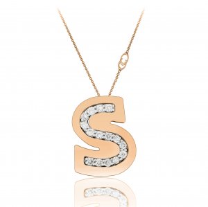 Chimento gold and diamond chain pendant 1G6452SB16450