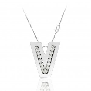 Chimento gold and diamond chain pendant 1G6452VB15450