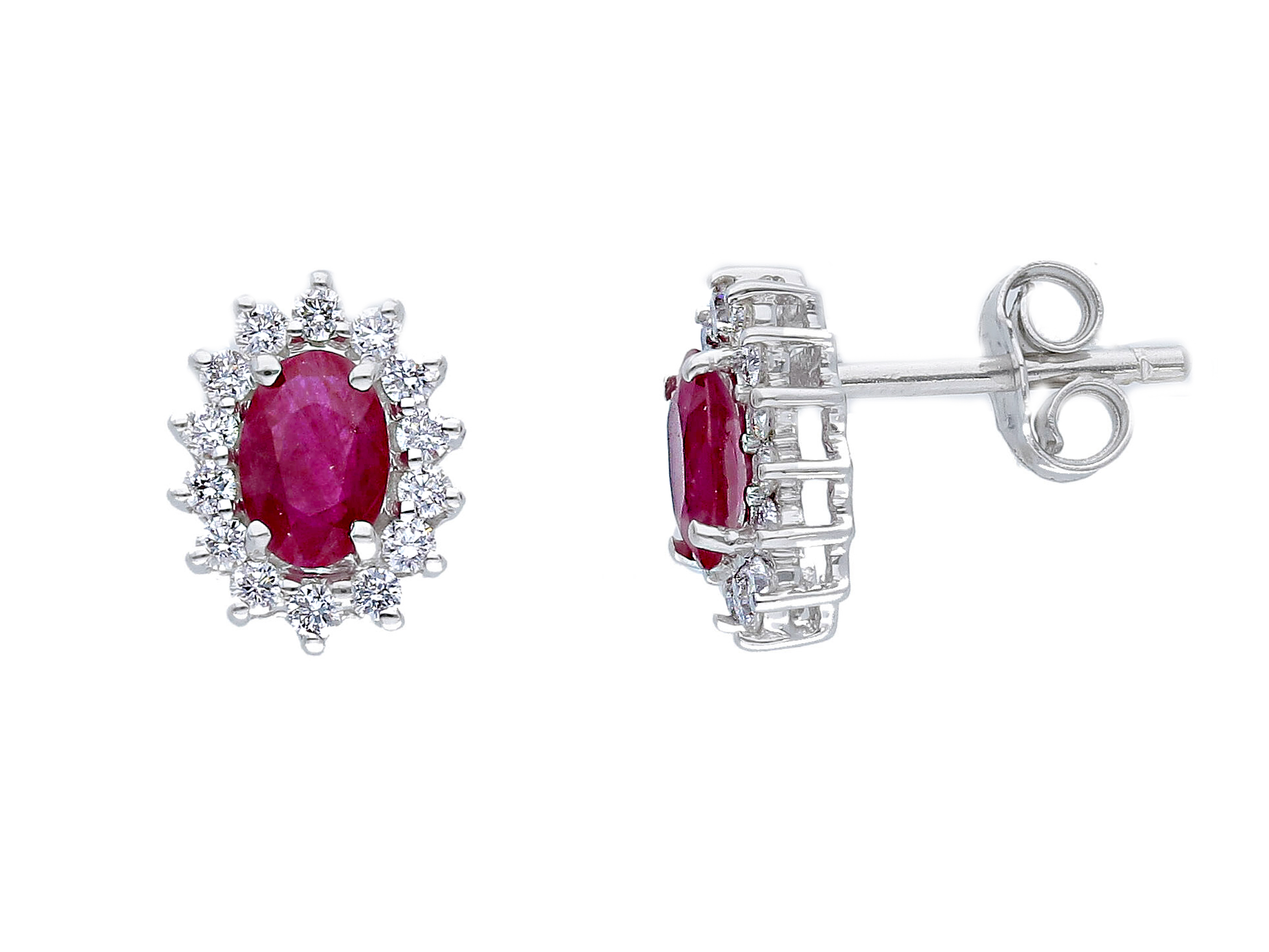 Rubies and diamonds earrings Art.135056