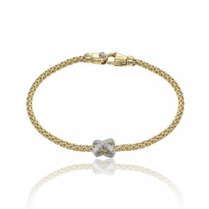 Bracciale Chimento oro bicolore e diamanti 1B03637B12180