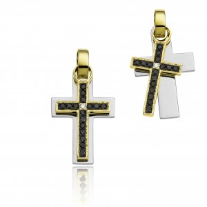 Cross Chimento gold two-tone and diamonds 1C06452BN2000