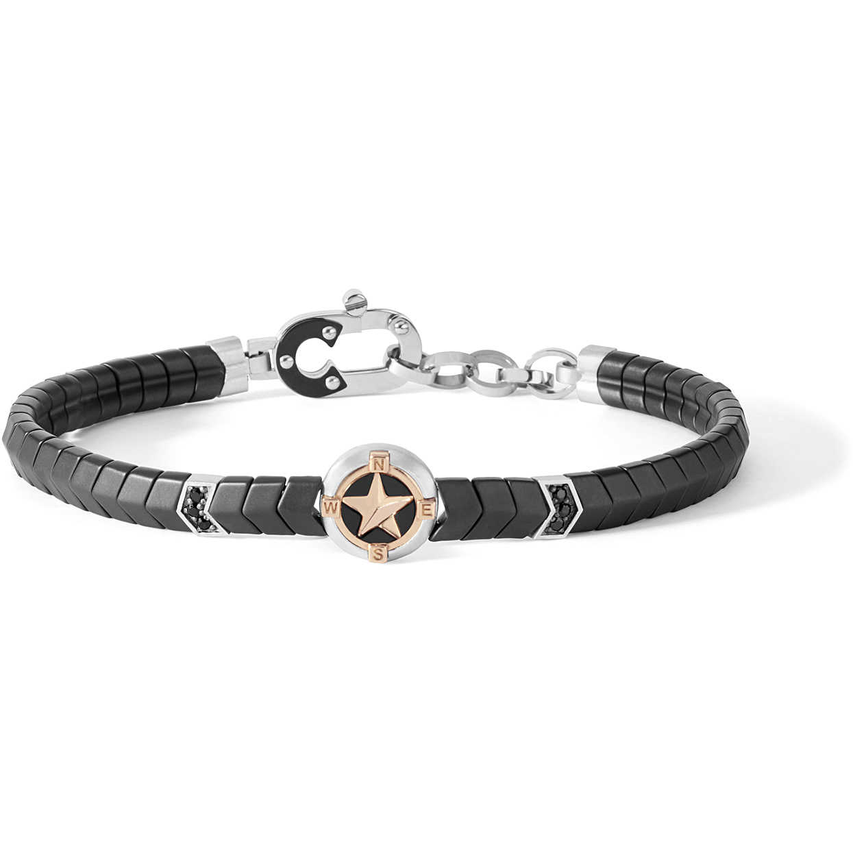 Bracciale Uomo Gioielli Comete Stella Polare UBR 920