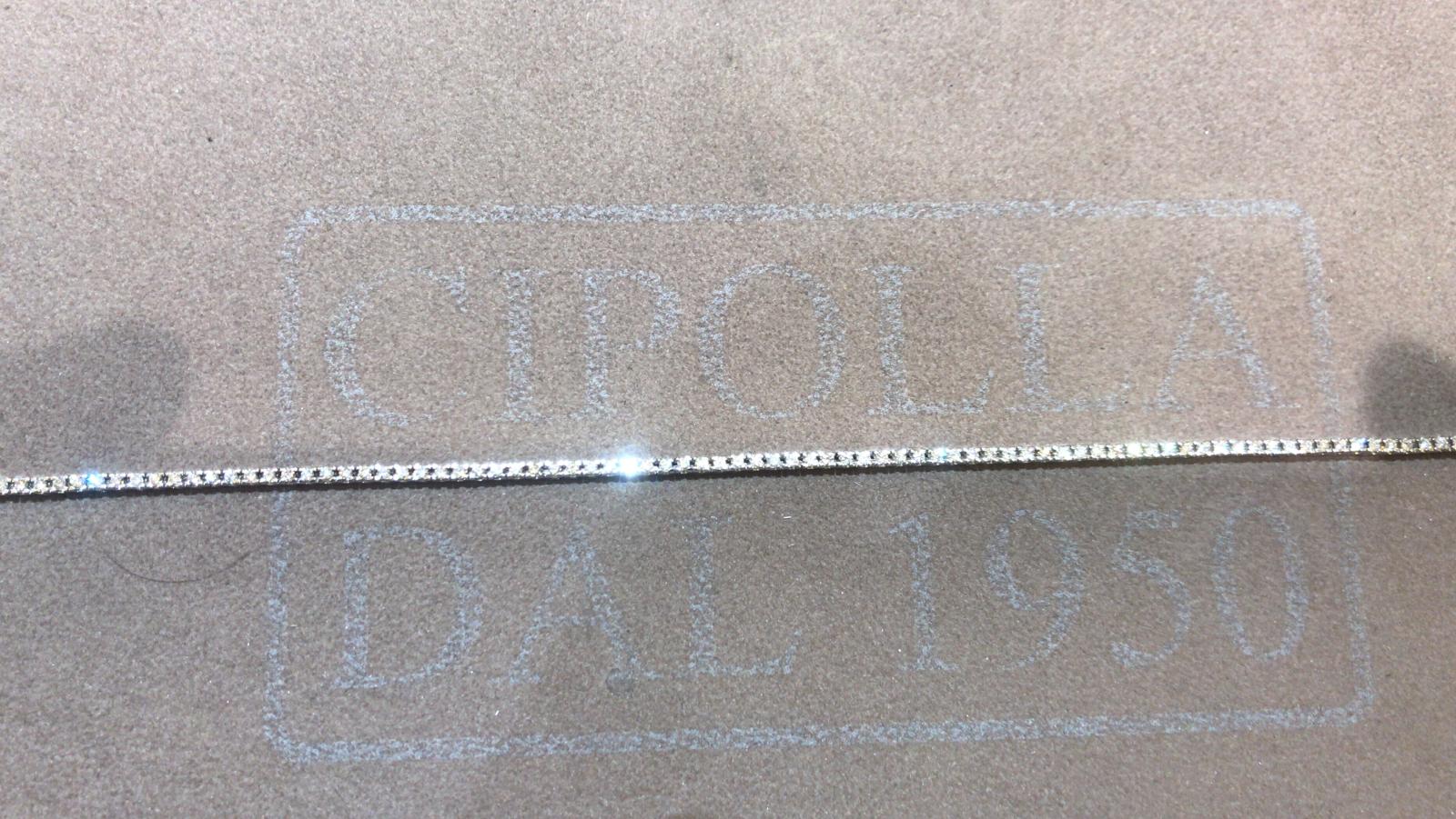 Icon White Gold Tennis Bracelet
