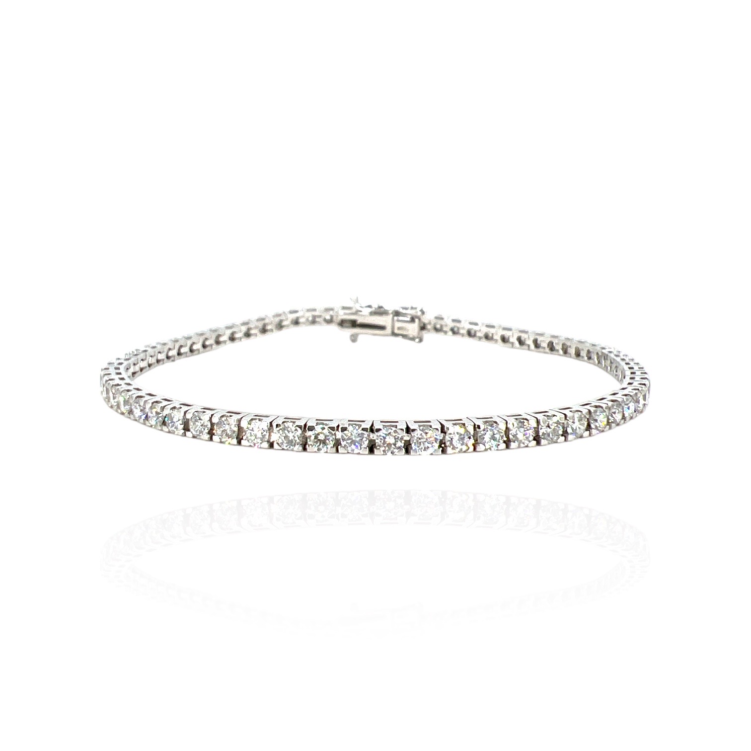 Bracciale Tennis di  diamanti e oro DESIDERIO Art.BR187