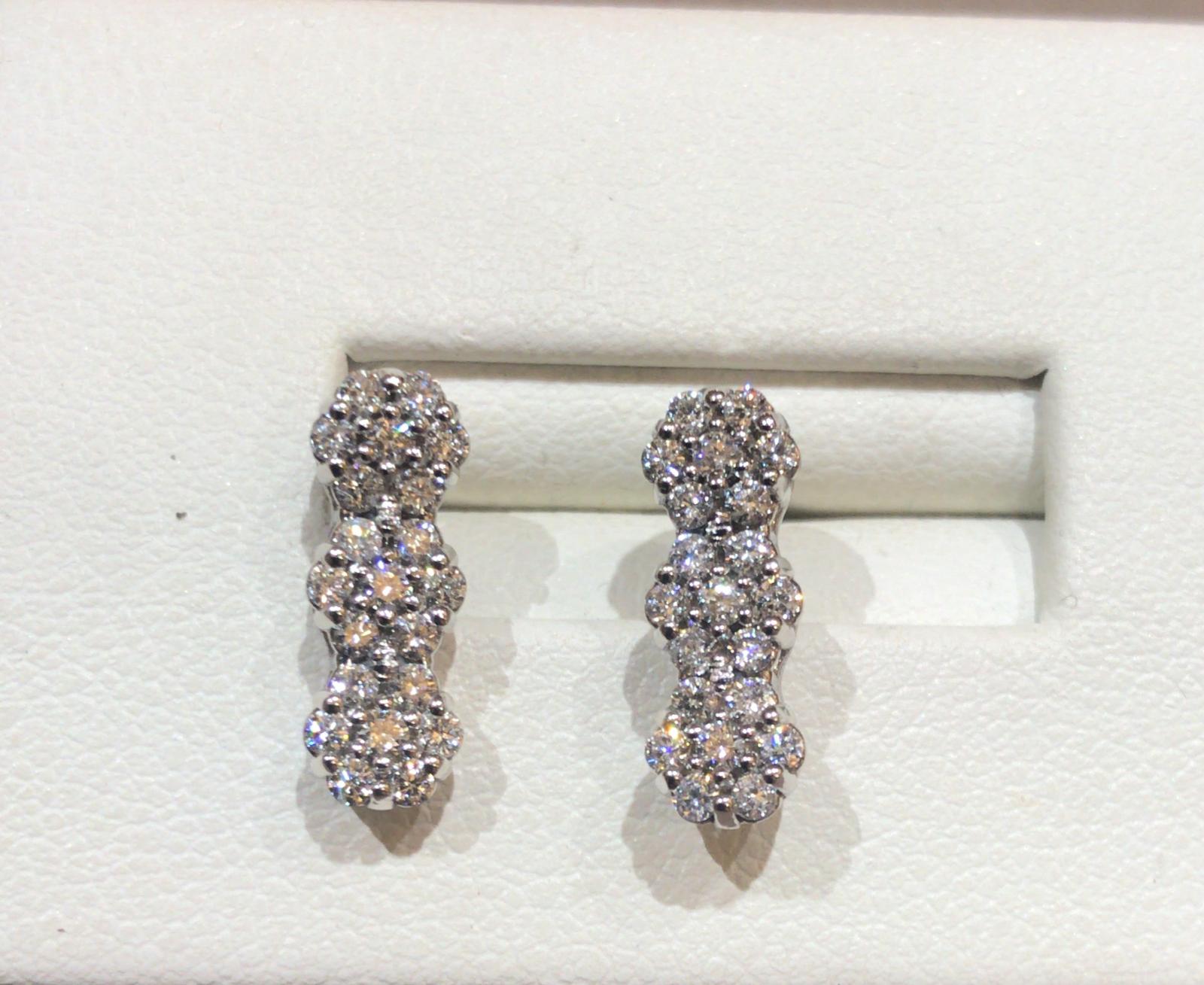 Gold and Diamond Trilogy Earrings Art. OR609