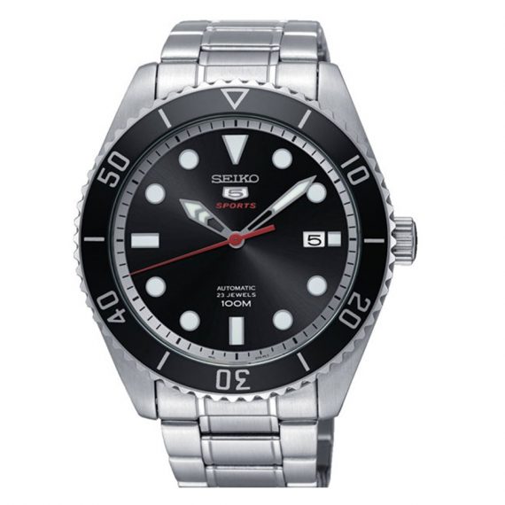 SEIKO 5 Sports Automatic Black Dial Watch