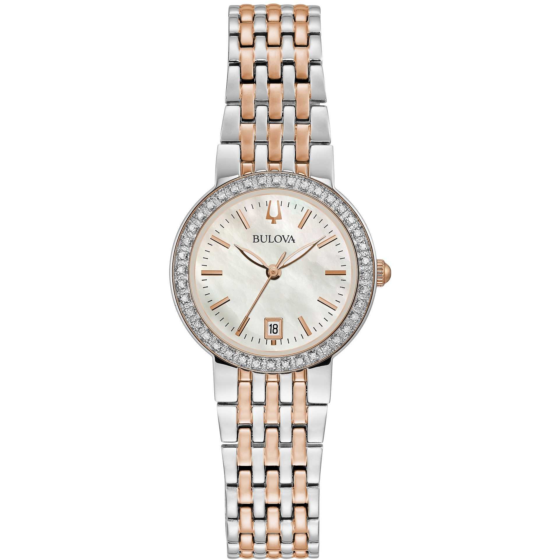 Orologio Solo Tempo Donna Bulova Classic Lady Diamond