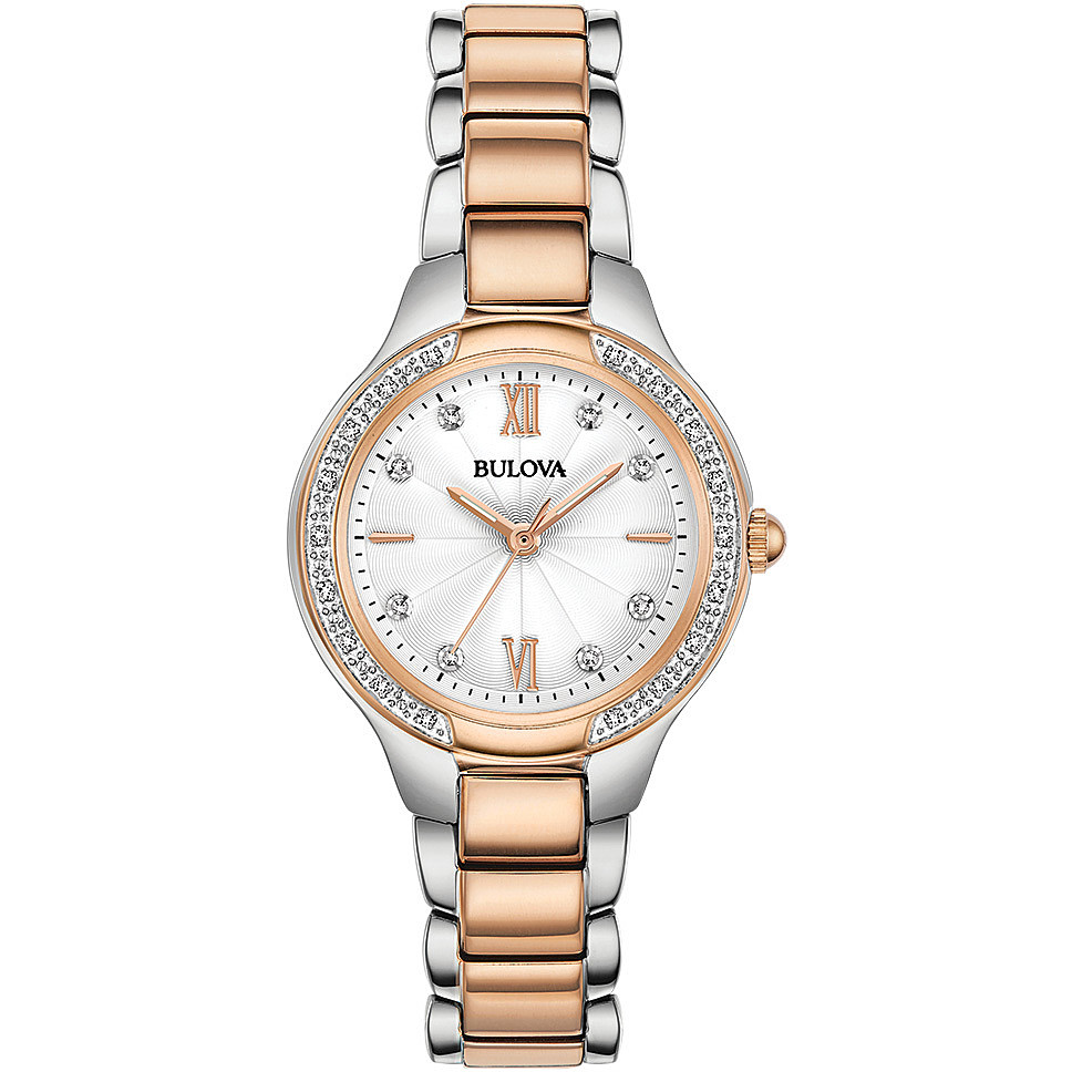 Orologio Solo Tempo Donna Bulova Diamanti