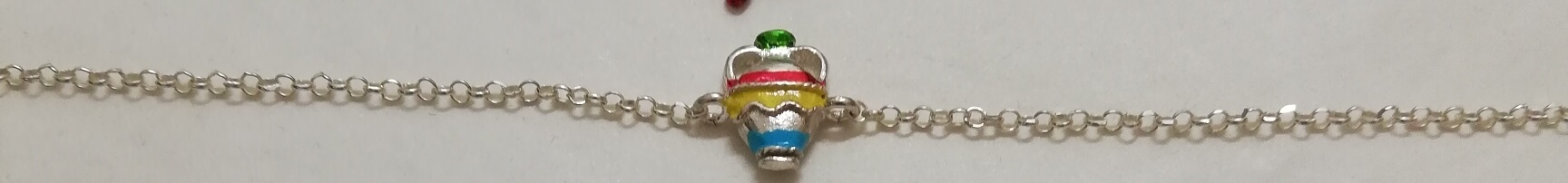 Silver bracelet Sicily line