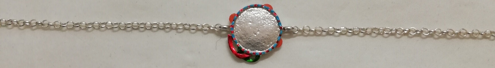 Silver bracelet Sicily line